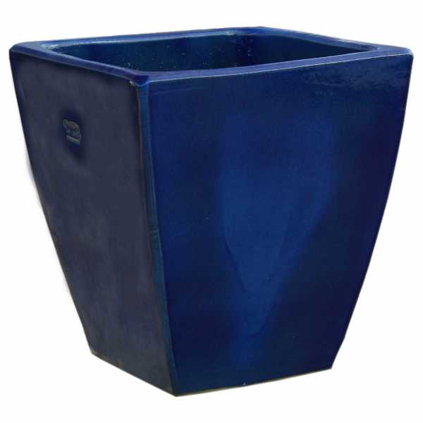 Hentschke Keramik Blumentopf Form 153 in effekt-blau