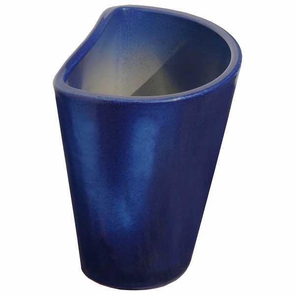Hentschke Keramik Wandkübel stehend Form 508 Farbe effekt blau