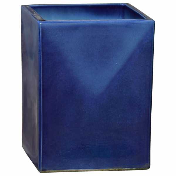 Hentschke Keramik Blumentopf Form 252 in effekt-blau