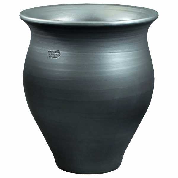 Hentschke Keramik Pflanzkübel Amphore Form 370 Farbe anthrazit grau