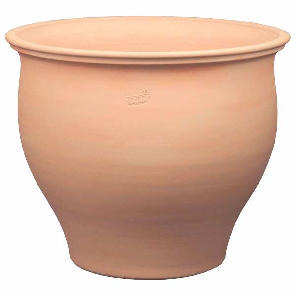 Großer Keramik Pflanzkübel Modell 390 terra-hell - Hentschke